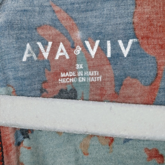 Target Ava Viv Blue Orange Abstract Tank - Picture 3 of 3